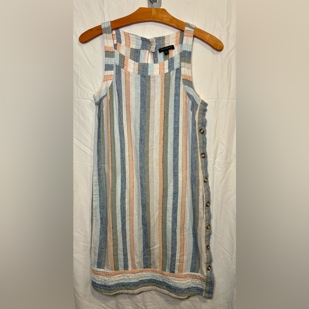 For Cynthia Multicolor Striped Dress